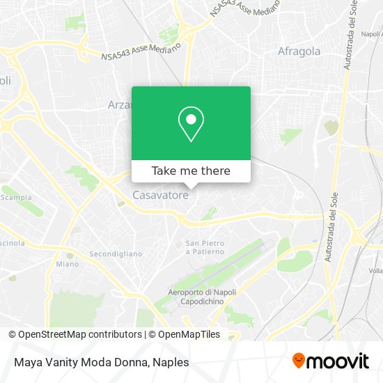 Maya Vanity Moda Donna map