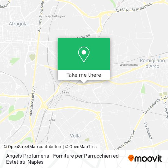 Angels Profumeria - Forniture per Parrucchieri ed Estetisti map
