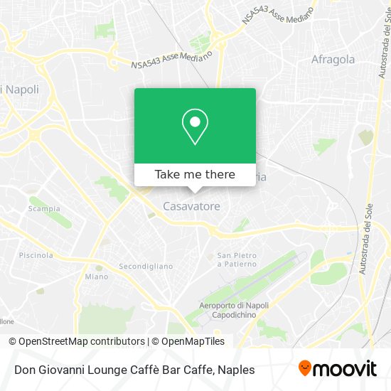 Don Giovanni Lounge Caffè Bar Caffe map