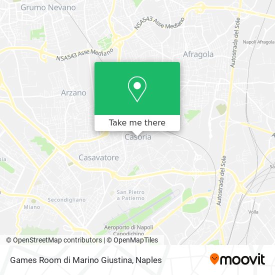 Games Room di Marino Giustina map