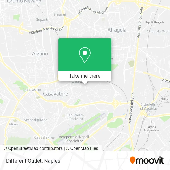 Different Outlet map