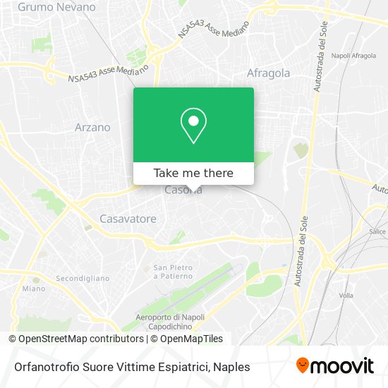 Orfanotrofio Suore Vittime Espiatrici map
