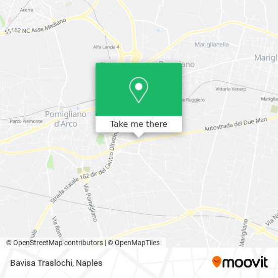 Bavisa Traslochi map