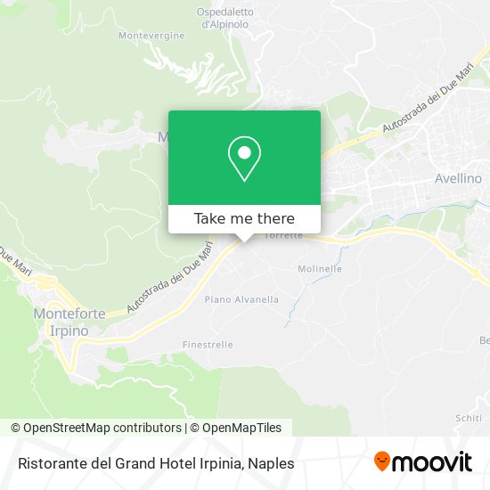 Ristorante del Grand Hotel Irpinia map