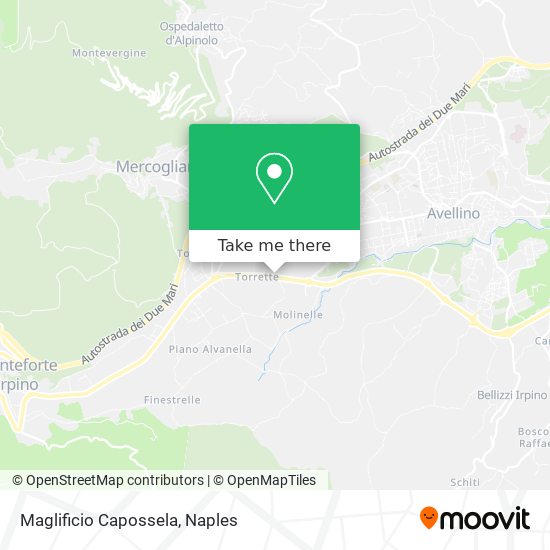 Maglificio Capossela map
