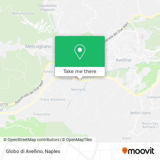 Globo di Avellino map