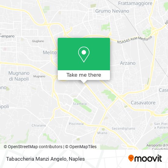 Tabaccheria Manzi Angelo map