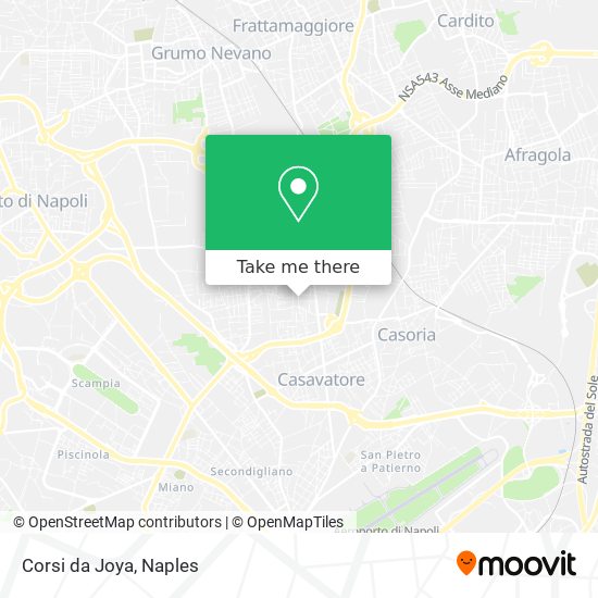 Corsi da Joya map
