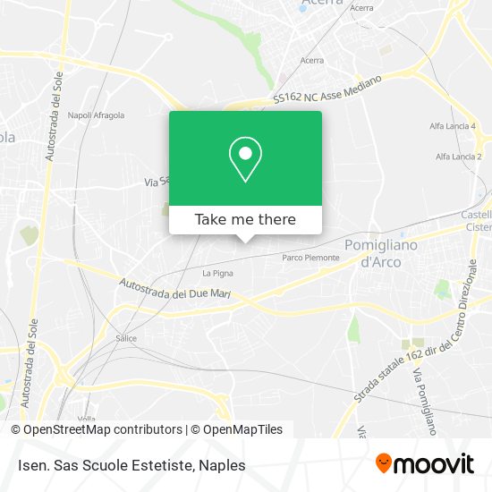 Isen. Sas Scuole Estetiste map