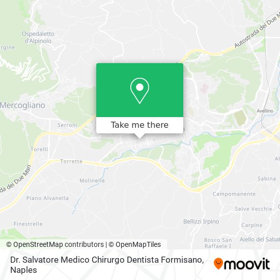 Dr. Salvatore Medico Chirurgo Dentista Formisano map