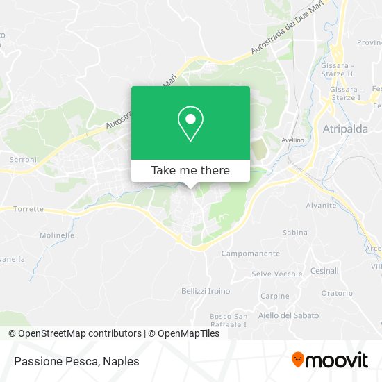 Passione Pesca map