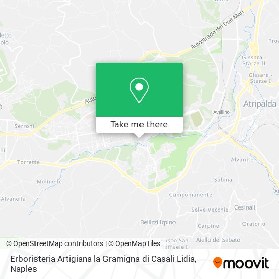 Erboristeria Artigiana la Gramigna di Casali Lidia map