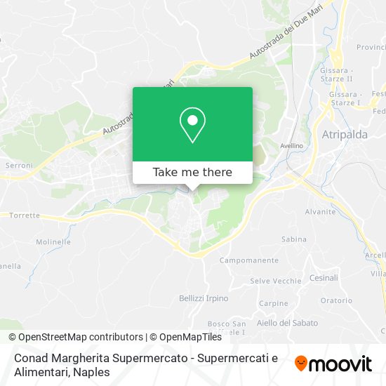 Conad Margherita Supermercato - Supermercati e Alimentari map
