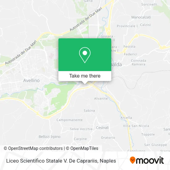 Liceo Scientifico Statale V. De Caprariis map