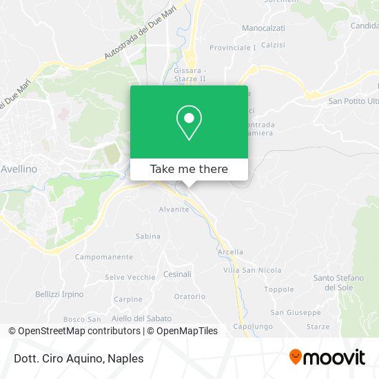 Dott. Ciro Aquino map