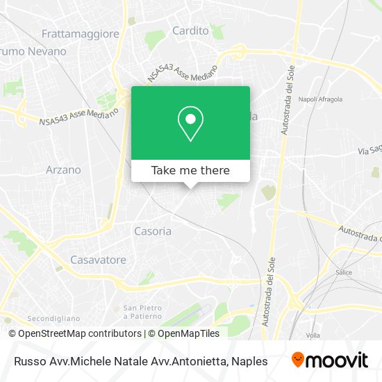 Russo Avv.Michele Natale Avv.Antonietta map