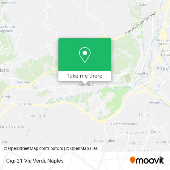 Gigi 21 Via Verdi map