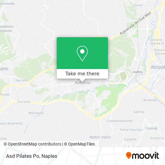 Asd Pilates Po map