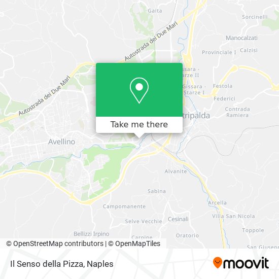 Il Senso della Pizza map