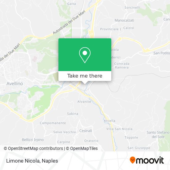 Limone Nicola map