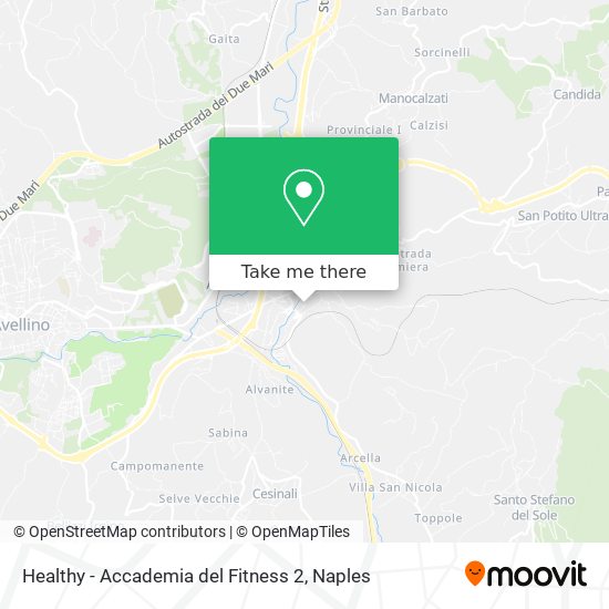 Healthy - Accademia del Fitness 2 map