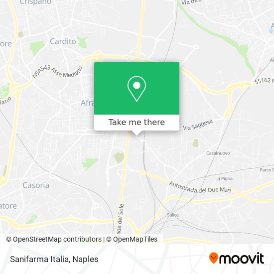 Sanifarma Italia map