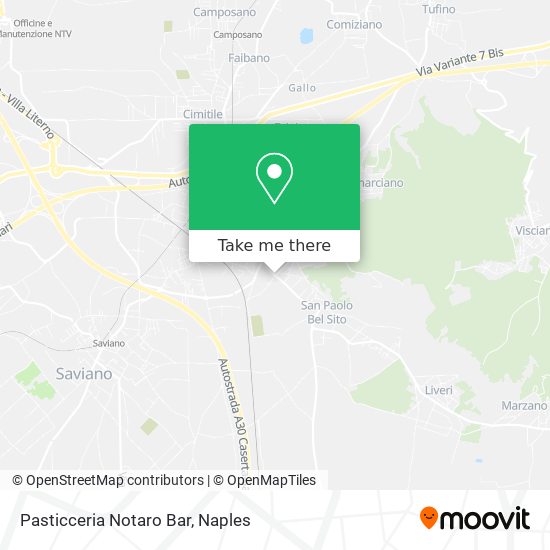 Pasticceria Notaro Bar map