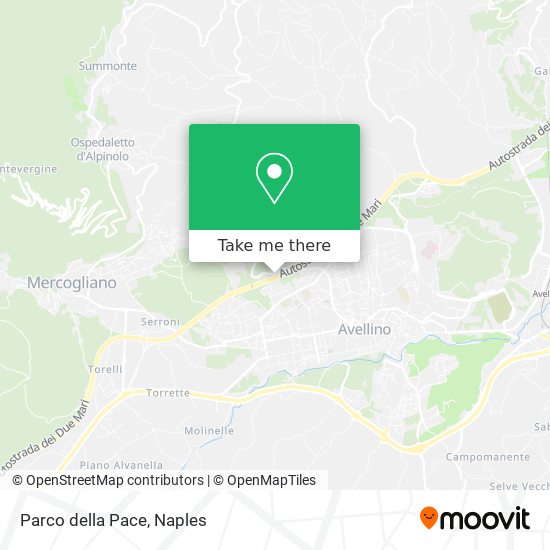 Parco della Pace map