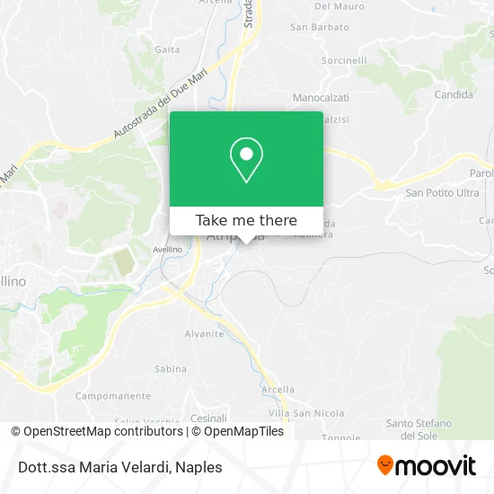 Dott.ssa Maria Velardi map