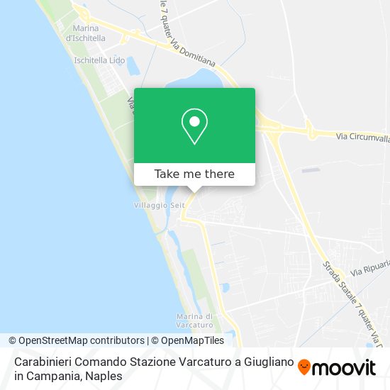 Carabinieri Comando Stazione Varcaturo a Giugliano in Campania map