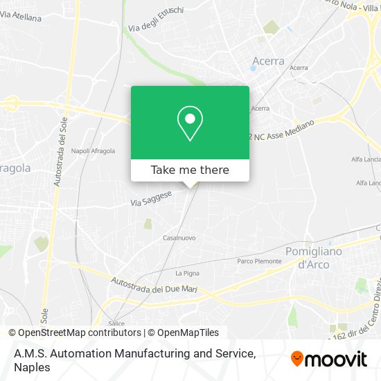 A.M.S. Automation Manufacturing and Service map