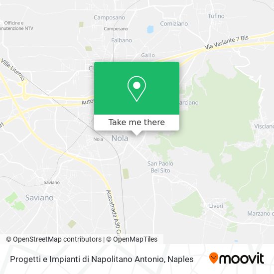 Progetti e Impianti di Napolitano Antonio map