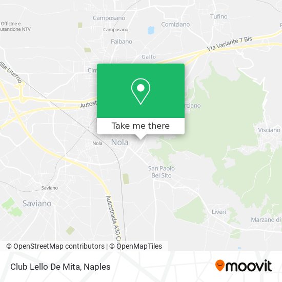 Club Lello De Mita map