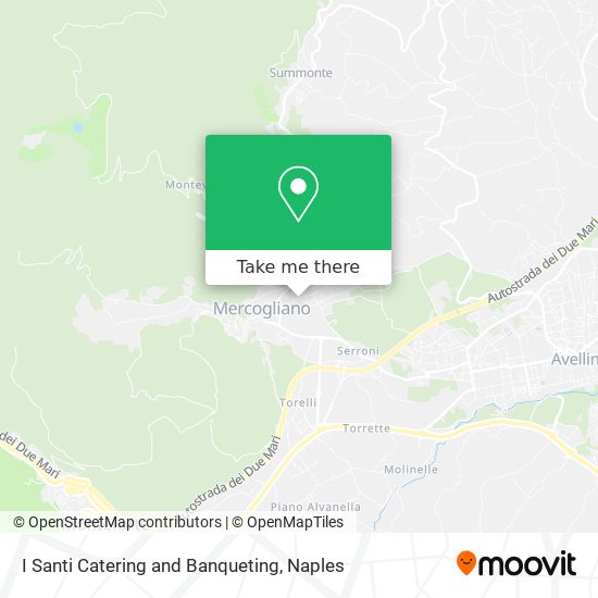 I Santi Catering and Banqueting map