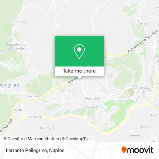 Ferrante Pellegrino map
