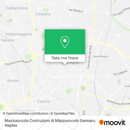 Mazzuoccolo Costruzioni di Mazzuoccolo Gennaro map