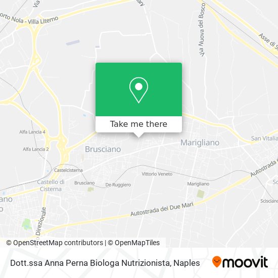 Dott.ssa Anna Perna Biologa Nutrizionista map