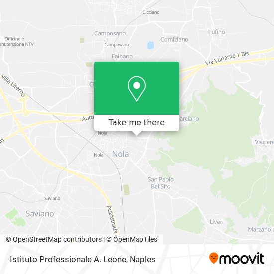 Istituto Professionale A. Leone map