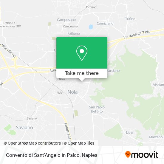 Convento di Sant'Angelo in Palco map