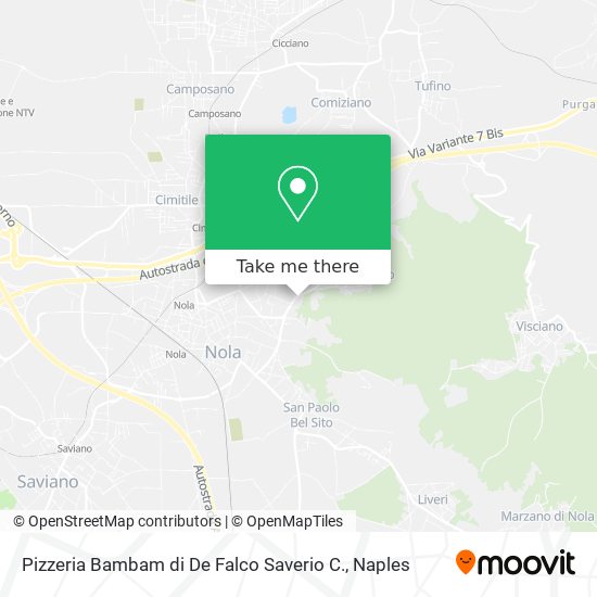 Pizzeria Bambam di De Falco Saverio C. map
