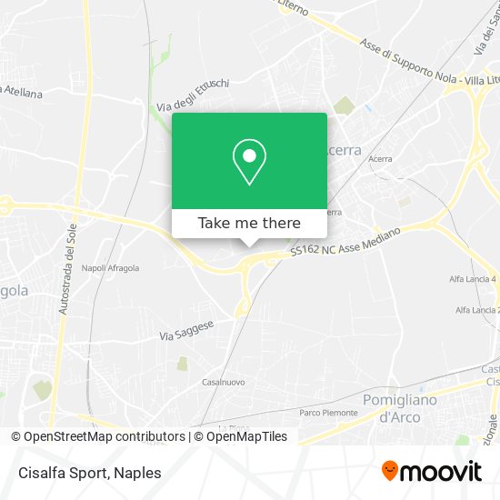 Cisalfa Sport map