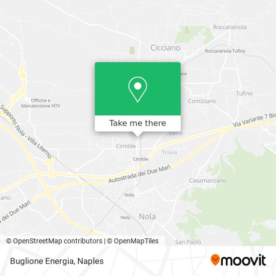 Buglione Energia map