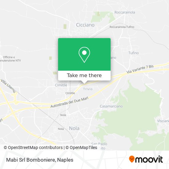 Mabi Srl Bomboniere map