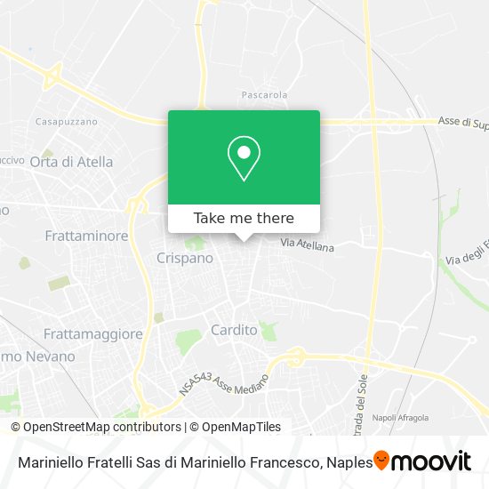 Mariniello Fratelli Sas di Mariniello Francesco map