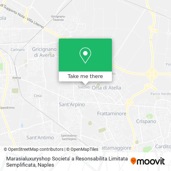 Marasialuxuryshop Societa' a Resonsabilita Limitata Semplificata map