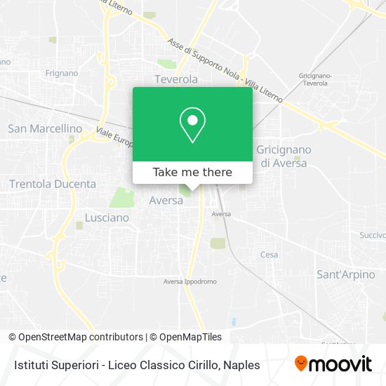 Istituti Superiori - Liceo Classico Cirillo map