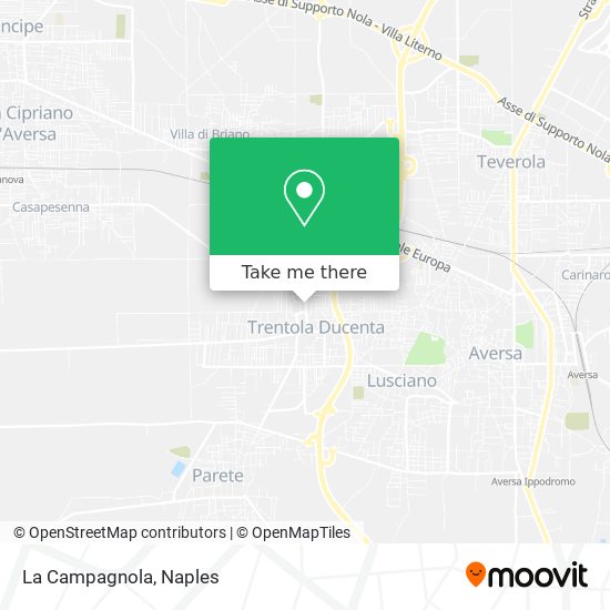 La Campagnola map