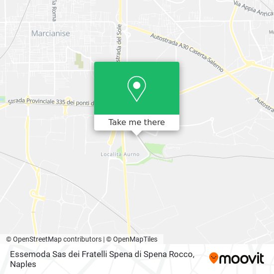 Essemoda Sas dei Fratelli Spena di Spena Rocco map