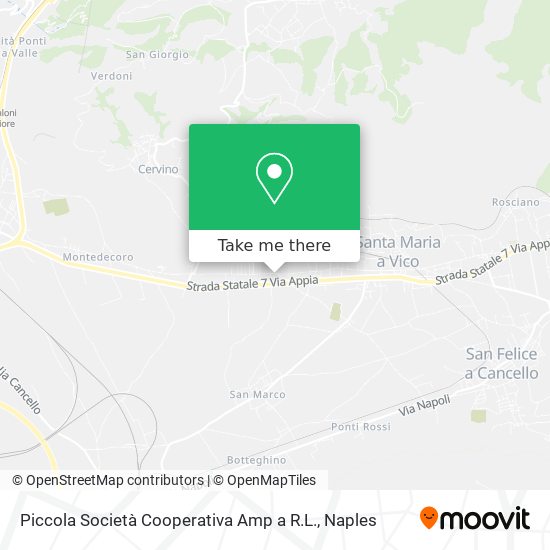 Piccola Società Cooperativa Amp a R.L. map