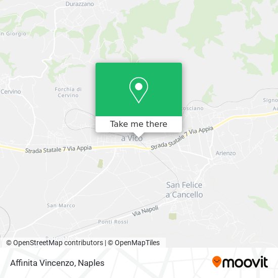 Affinita Vincenzo map
